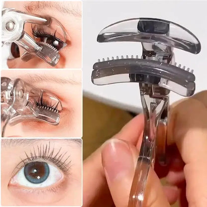 Recourbe-cils professionnel 2-en-1 avec peigne
