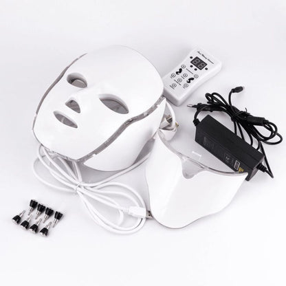 Masque de beauté LED 7 couleurs pour soin du visage