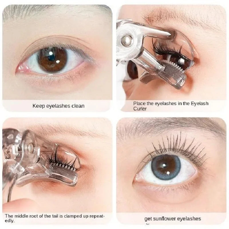 Recourbe-cils professionnel 2-en-1 avec peigne